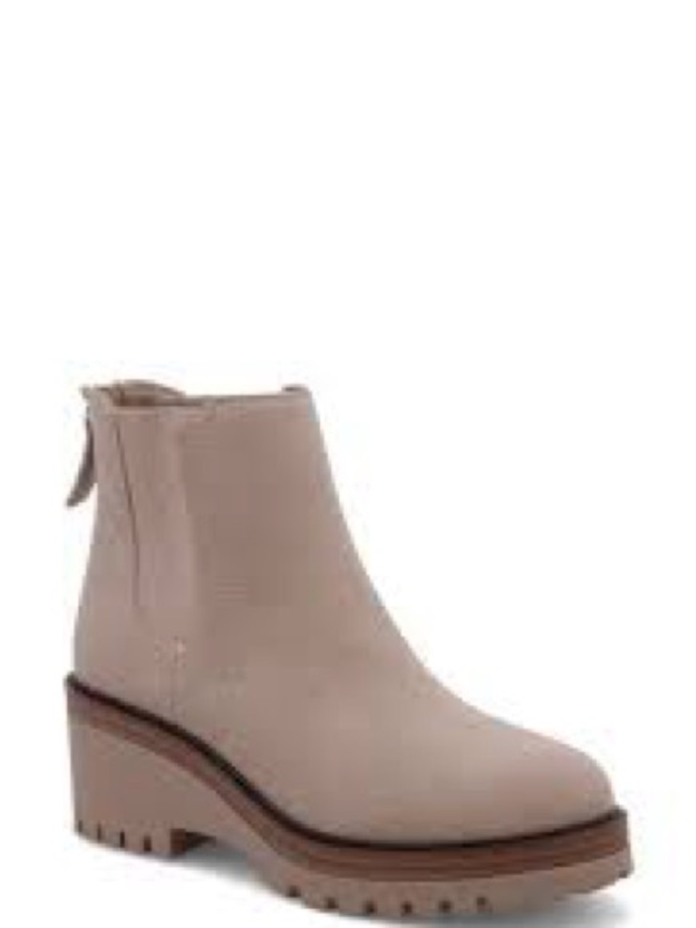 MIA Taupe Platform Ankle Bootie